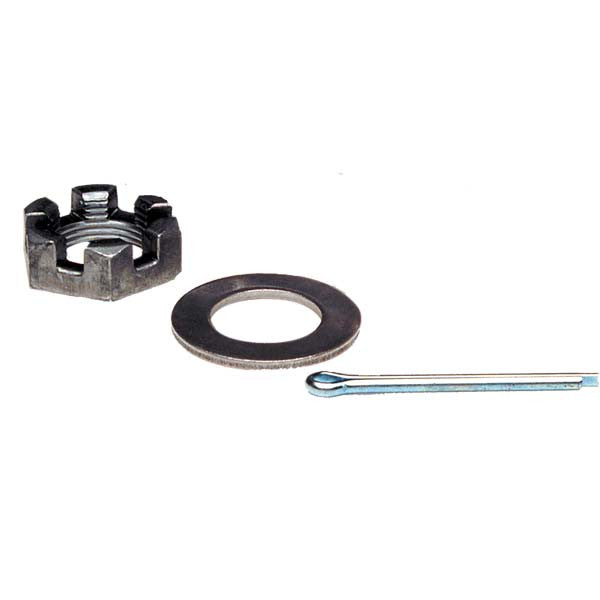 Dexter Axle, Axle Nut/Washer/Cotter Pin 1"-14 Uns Threads