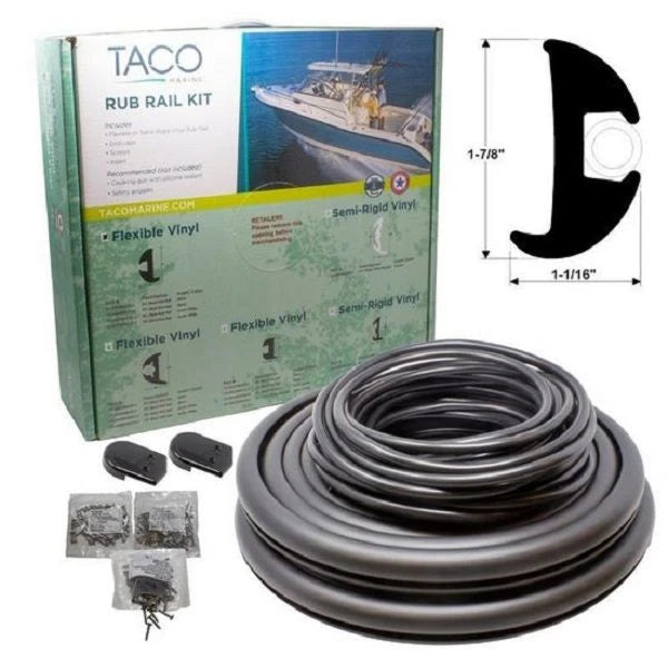 Taco Marine, Rub Rail Kit 1 1-16 X 1 7-8 X50'