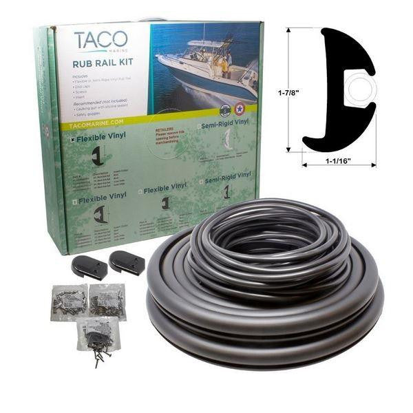 Taco Marine, Rub Rail Kit 1 1-16 X 1 7-8 X 70'