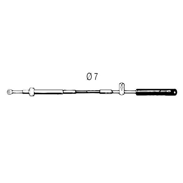 Uflex USA, Uflex C5 Mercury - Mercruiser Control Cable, C5X10