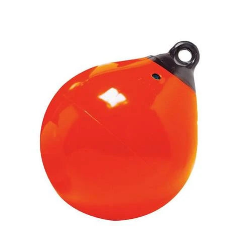 Taylor Made Products, Taylor Made Tuff End Inflatable Vinyl Buoy - Orange, 9"