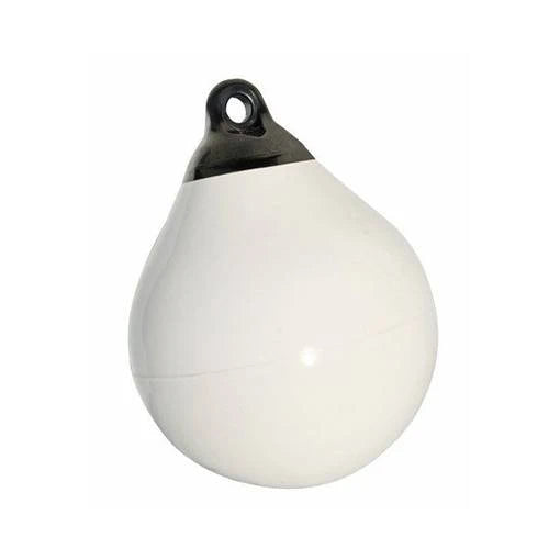 Taylor Made Products, Taylor Made Tuff End Inflatable Vinyl Buoy - White, 9"