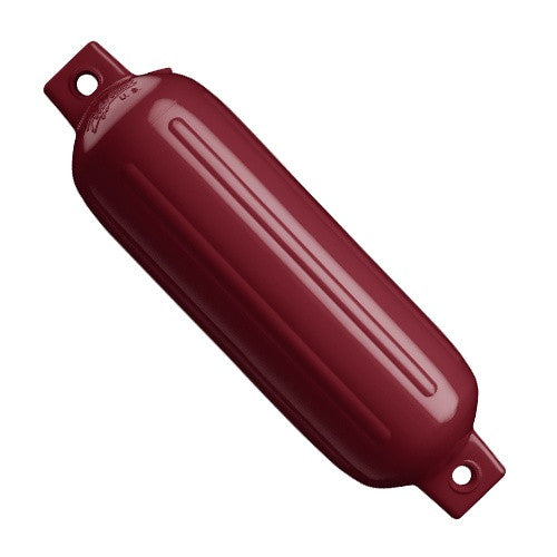 Polyform Fenders, Polyform G-Series Twin Eye Fender - Burgundy, 5.5" x 19"