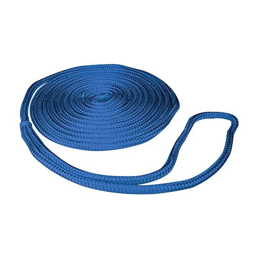 Custom Cordage Double Braid Dock Line - Royal Blue, 1/2" X 25'