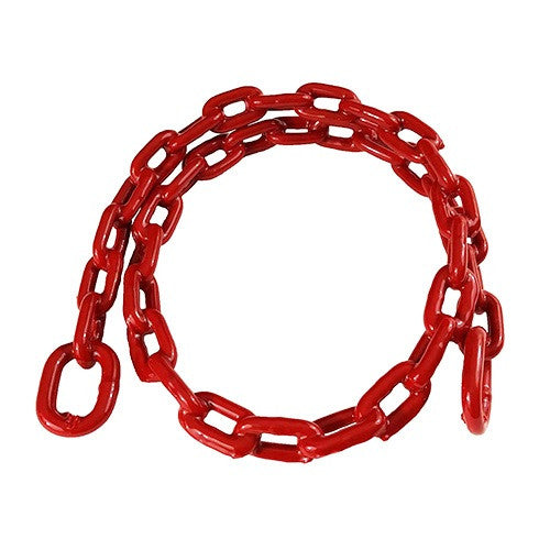 Greenfield Products, Greenfield PVC Coated Anchor Chain - Red, 1/4" x 4'