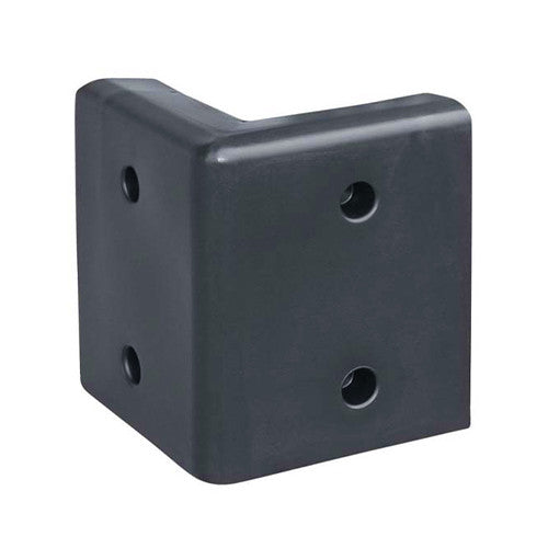 JIF Marine, Dock Corner Bumper 10X10" Black