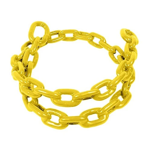 Greenfield Products, Greenfield PVC Coated Anchor Chain - Yellow, 1/4" x 4'