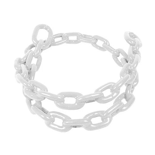 Greenfield Products, Greenfield PVC Coated Anchor Chain - White, 1/4" x 4'