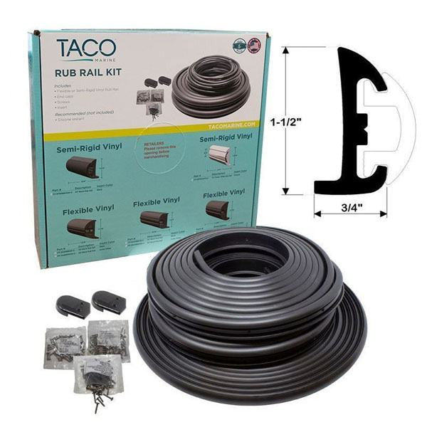 Taco Marine, Taco Black Coil Rub Rail Kit