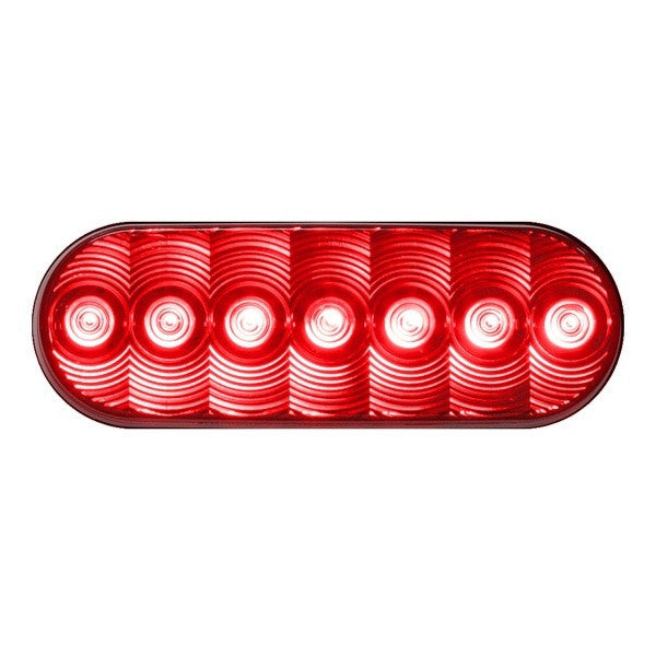 Anderson, LED Oval Tail Light w/Mounting Grommet & Wire plug in
