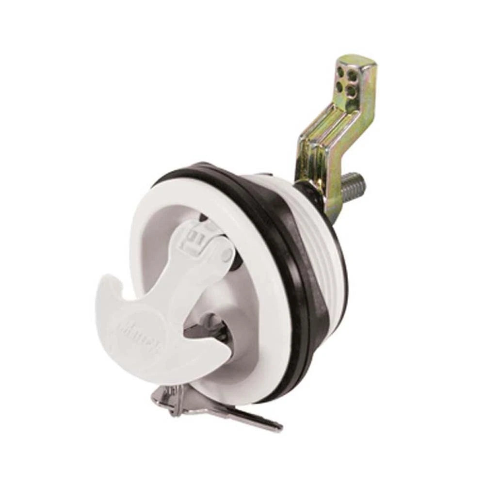 Whitecap Industries, Whitecap T Handle Latch w/ Lock, Black