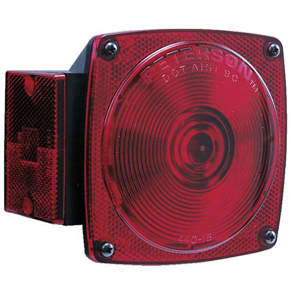 Anderson Boat Trailer Tail Light Under 80" Wide Combo, Left (Street Side)