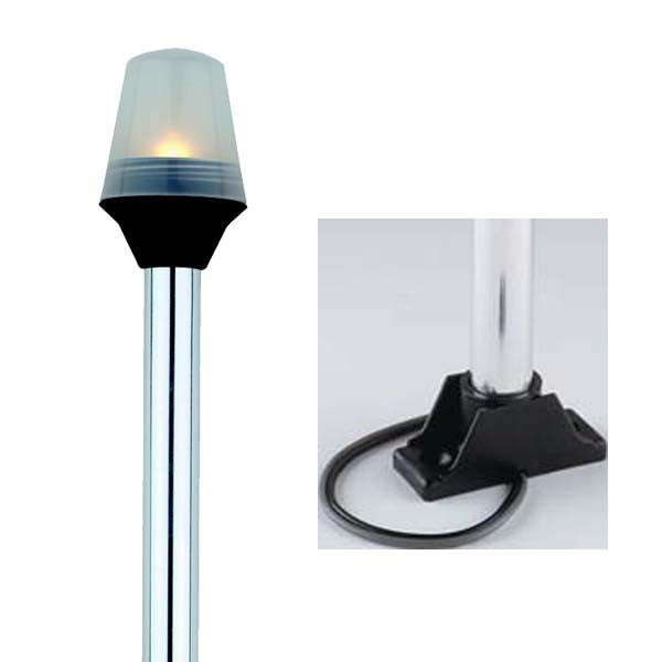 Attwood, Light-All Rd 8" Fixed Base