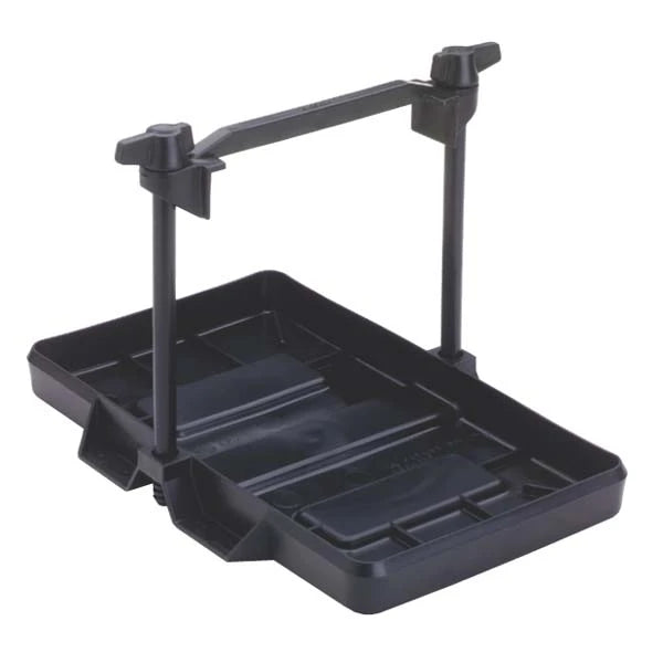 Attwood Battery Tray With Adjustable Hold Downs, Group 24 Series Battery