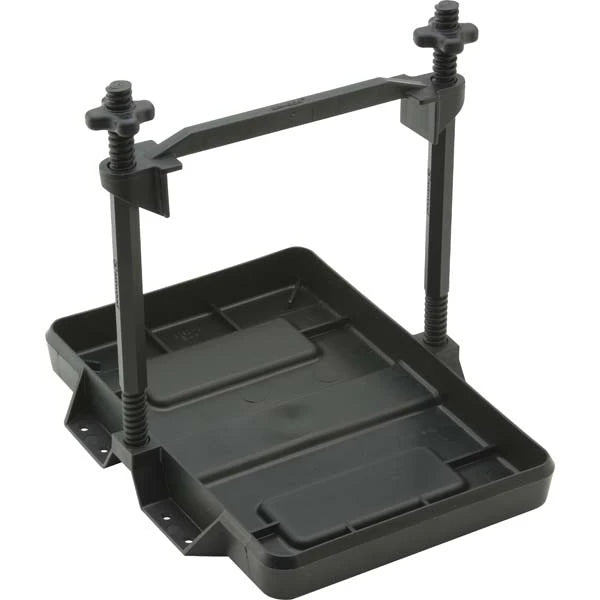 Attwood Heavy Duty Adjustable Battery Tray, 24 Series 10-5/8" X 6-3/4"