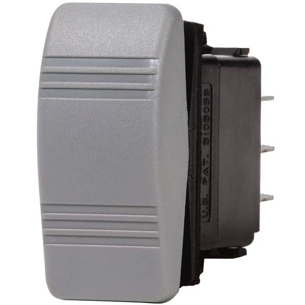 Blue Seas, Blue Sea Contura Gray Rocker Switch, 8220-BSS