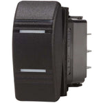 Blue Seas, Blue Sea Contura Black Rocker Switch, 8282-BSS