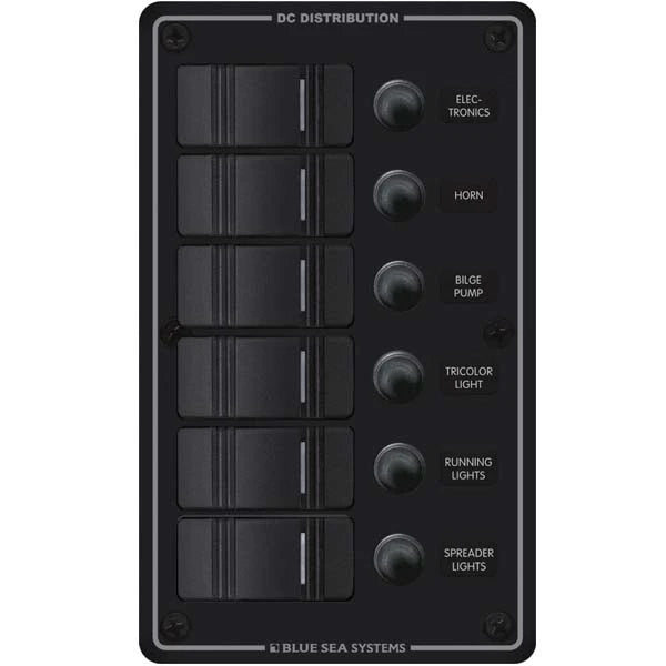 Blue Seas, Contura Switch Pnl-6 Vert