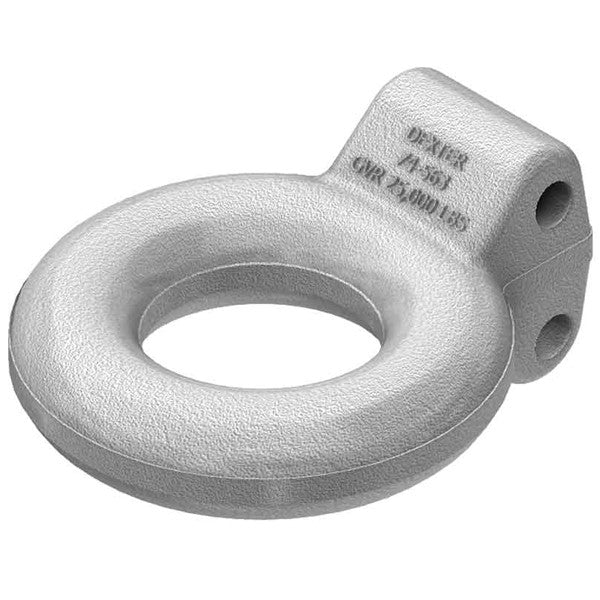 Dexter Axle, LUNETTE EYE, DEMOUNTABLE | 2 HOLE 3" MACHINED - GAL-DEX