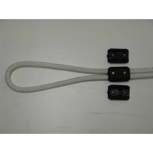 EZ-TY, E-Z TY Double Rope Clamps - Black, 1/2" (1) Pack