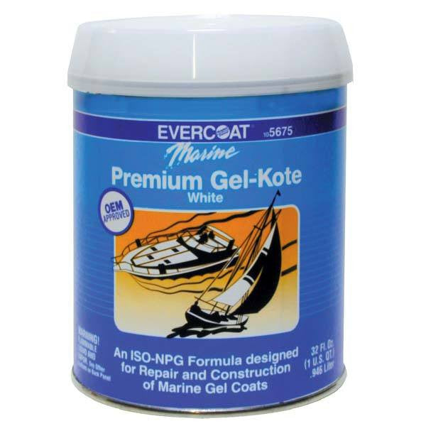 Fiberglass Evercoat, Premium Gel-Kote White, 105673