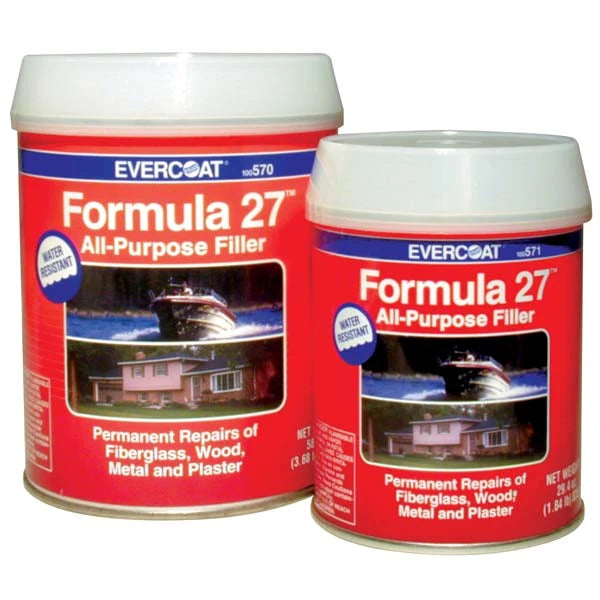 Fiberglass Evercoat, Formula 27 Polyester "Miracle Mender" Filler, 572