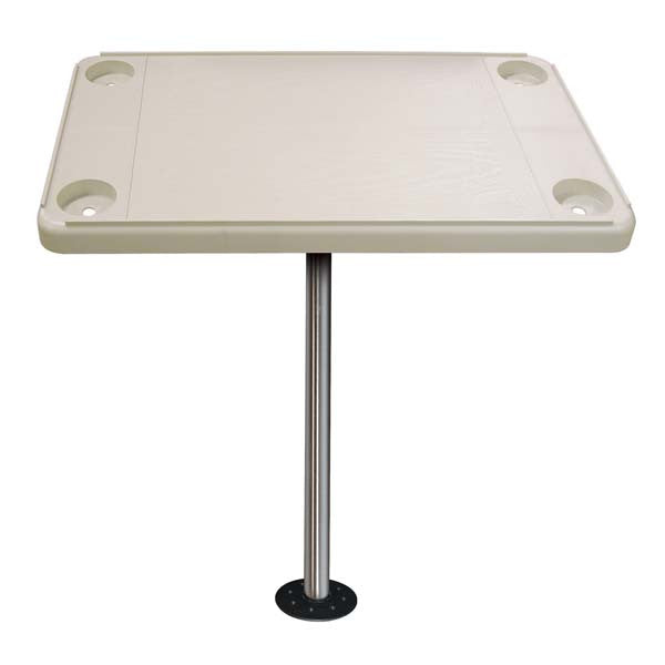 JIF Marine, Table Kit Rectangular Ivory W/ Surface Mount