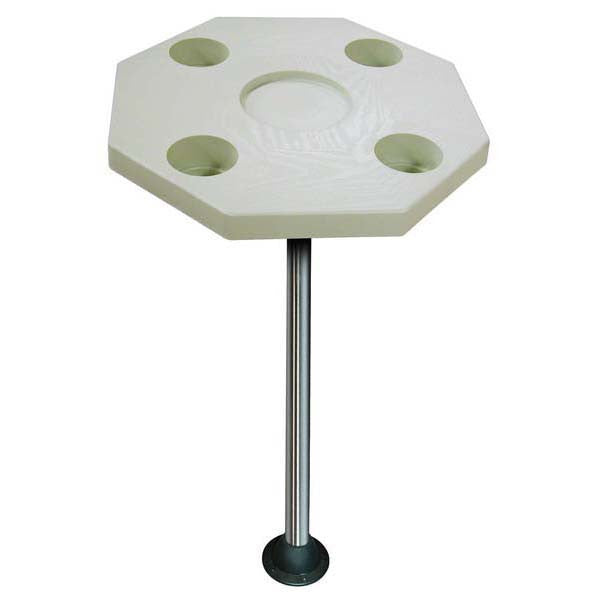 JIF Marine, Table Kit Octangonal Ivory W/ Surface Mount