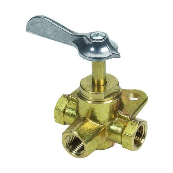 Moeller Marine, 3 Way Valve W/Detent (SS 18-1655)