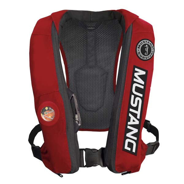 Mustang Survival, Elite Inflatable Pfd (Auto Hydrostatic) Competition-Red
