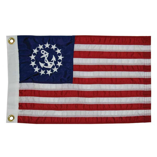 Taylor Made Products, Taylor Made Deluxe Sewn U.S. Yacht Ensign, 12"x18"