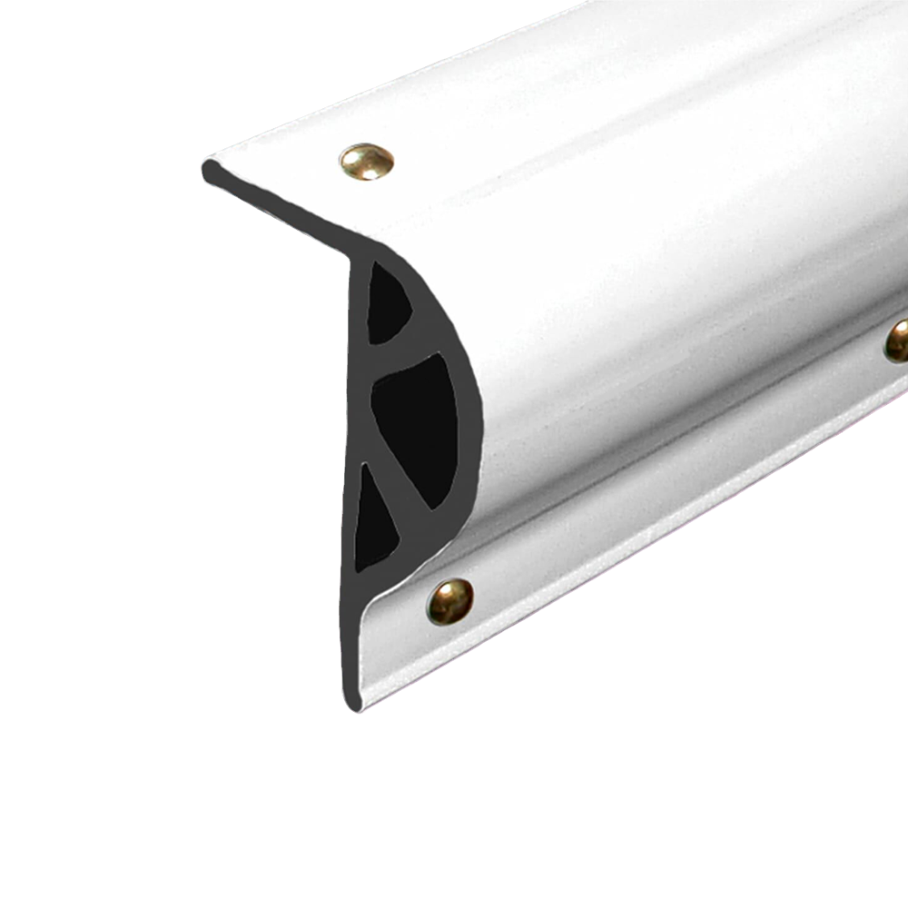 Taylor Made Products, Taylor Made Dock Pro® Commercial Vinyl Dock Edging, P-Shape, White (3-1/8" H x 25' L) #46012-25
