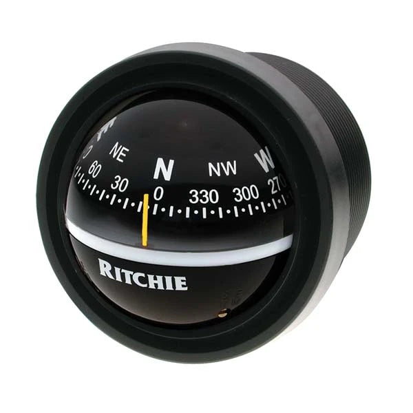 Ritchie Compass, Ritchie V-57 Explorer Dash Mount Marine Compass, Black