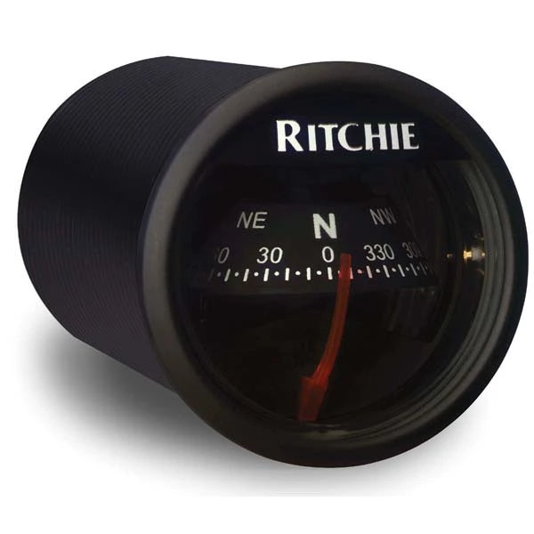 Ritchie Compass, Ritchiesport X-23 In-Dash Marine Compass - Black, Black