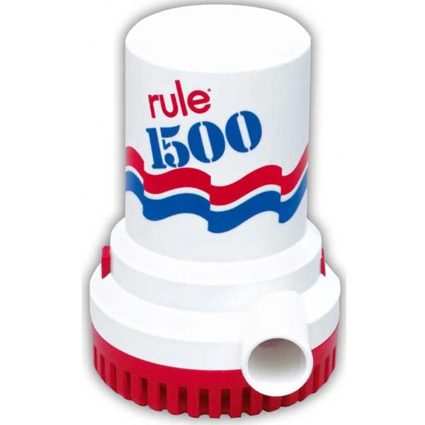 Rule Non-Automatic 12 Volt Bilge Pump With 1-1/8'' Discharge, 02