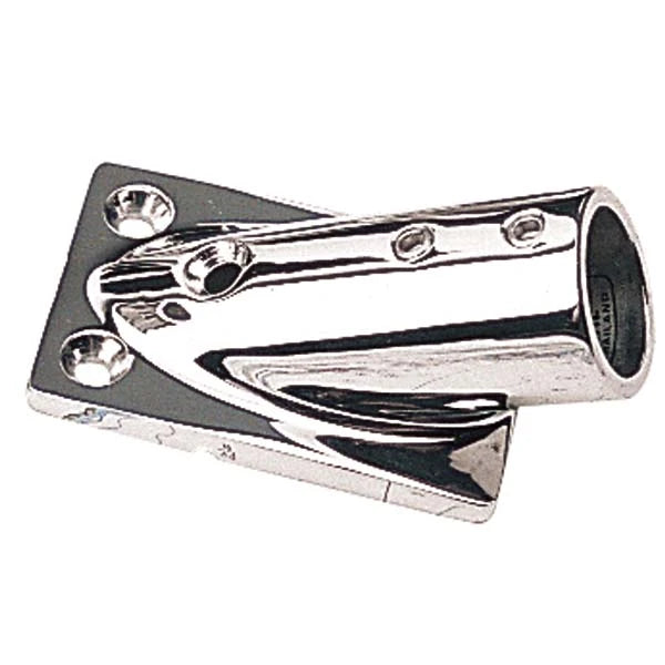 Sea Dog Marine, Sea Dog Rectangle Base Rail Fittings, Stainless Steel, 30° Base 7/8"