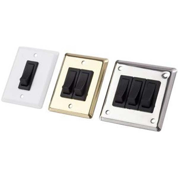 Sea Dog Marine, Sea Dog Stainless Steel Wall Rocker Switch Panel, 403010-1