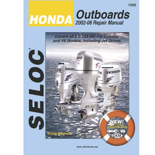 Seloc Service Manuals, Honda Outboard-All '02-'14