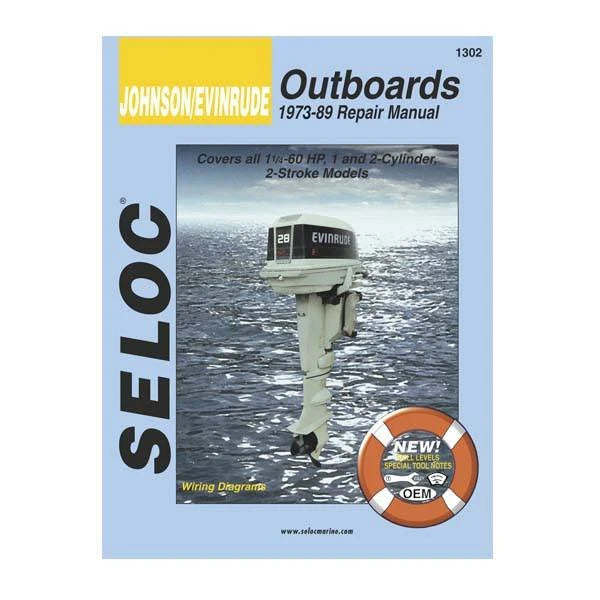 Seloc Service Manuals, J&E 1-2 Cyl '73-'89