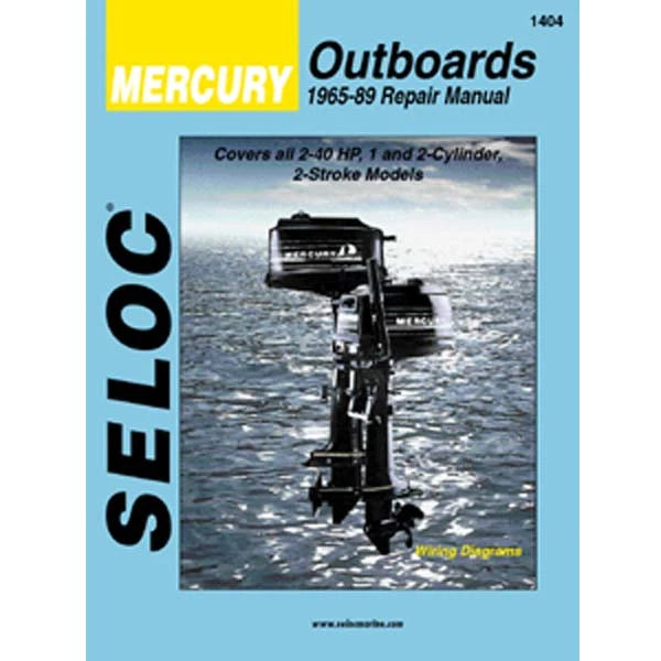 Seloc Service Manuals, Mercury 1-2 Cyl '65-'89