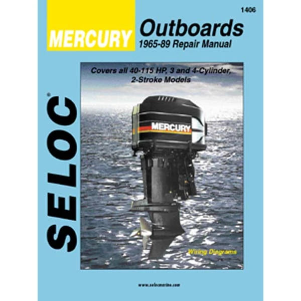 Seloc Service Manuals, Mercury Ob 3-4 Cyl '65-'89