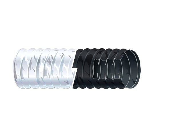 Sierra, 3In Black Vinylvent Blower Hose 10Ft