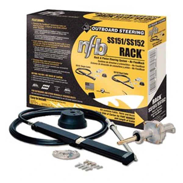 Teleflex Marine, NFB Rack Outboard Steering Single Cable System, 11'