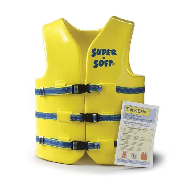 Texas Recreation, Texas Super Soft USCGA Ski Vest Adult, 2X-Large (46" - 48")