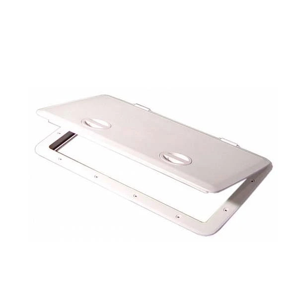 Tempress Cam Hatch w/o Lock - White, 15"