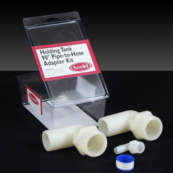 Todd Enterprises, Hold Tank Install Kit - 90 Deg