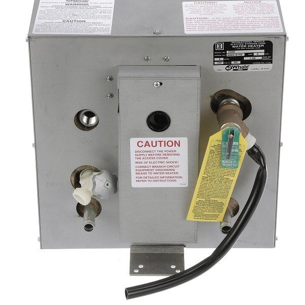 Whale, 120V 6 Gallon Galvanized Water Heater - Front Exchange